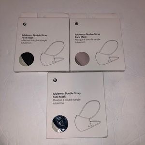 Lot of 3 Lululemon Face Mask